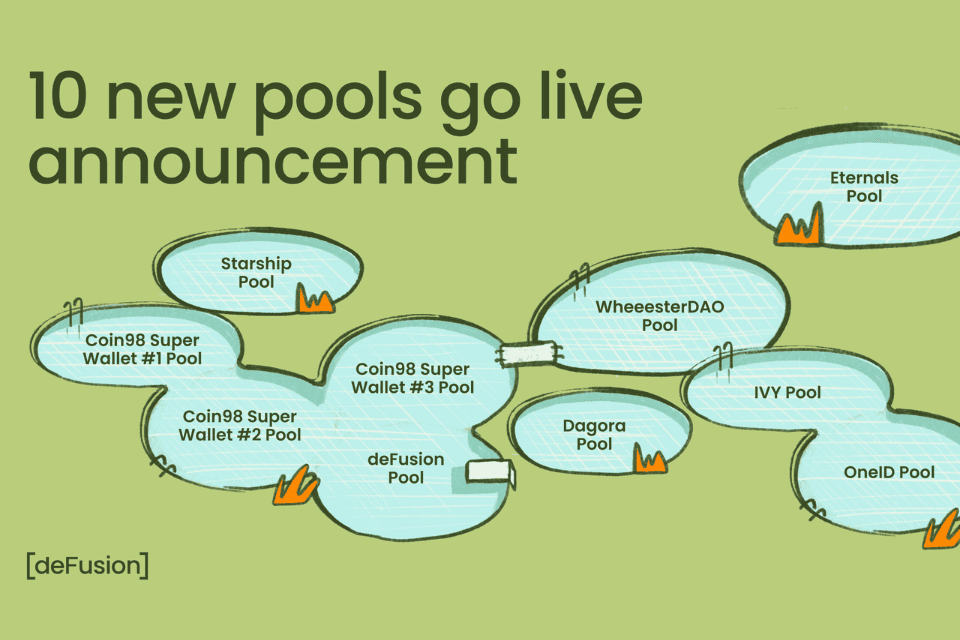 Expanding DeFusion: 10 New Pools Live & Add on to Contrarians Pool